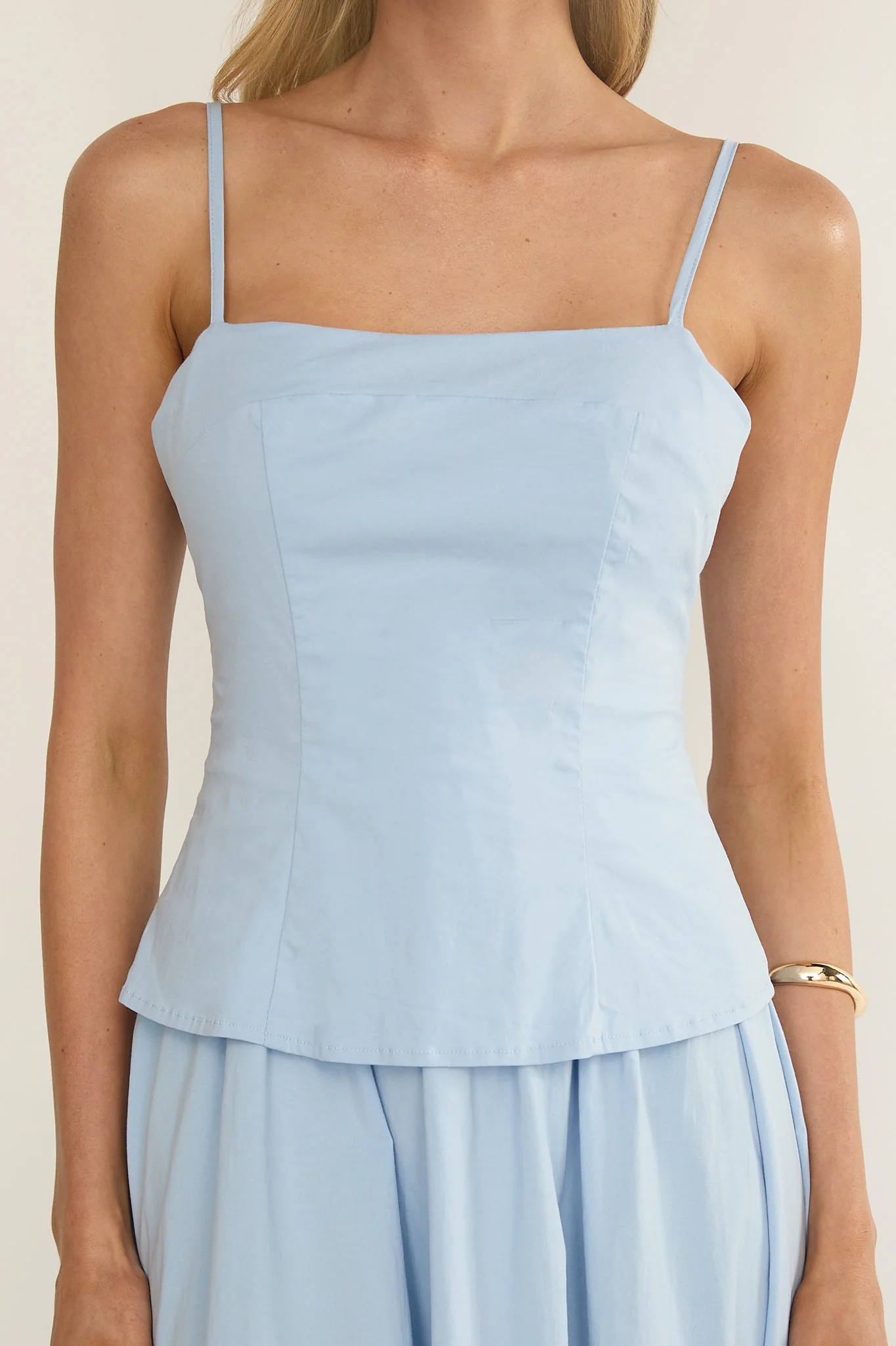 Antonita Cami Strap Maxi Dress Blue - Image 3