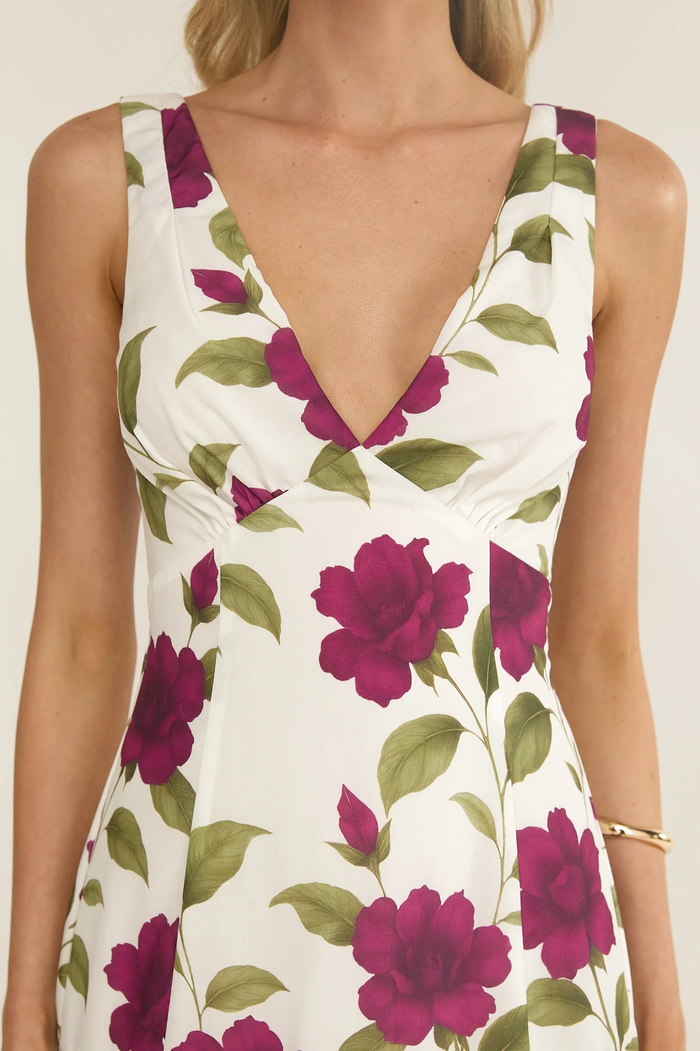 Begonia Drop Waist Maxi Dress Allegra Floral - Image 3