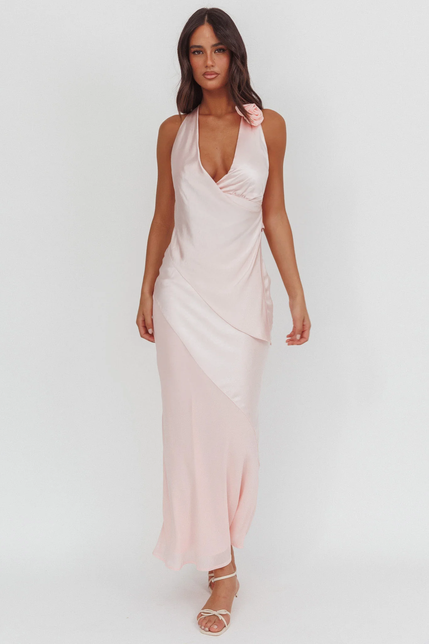 Easy Love Contrast Maxi Skirt Pink - Image 6