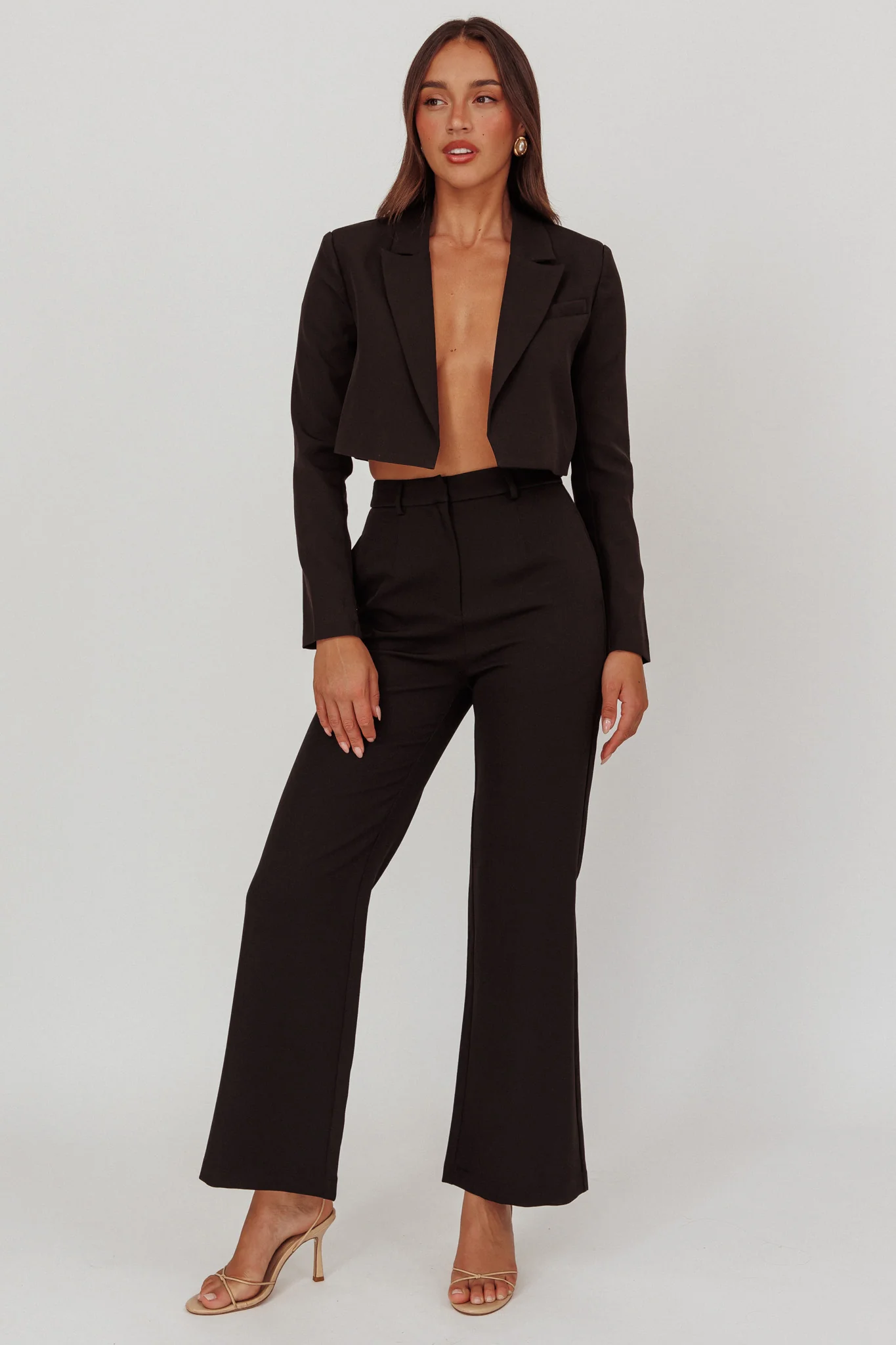 Fridays Open Crop Jacket Black - Image 4
