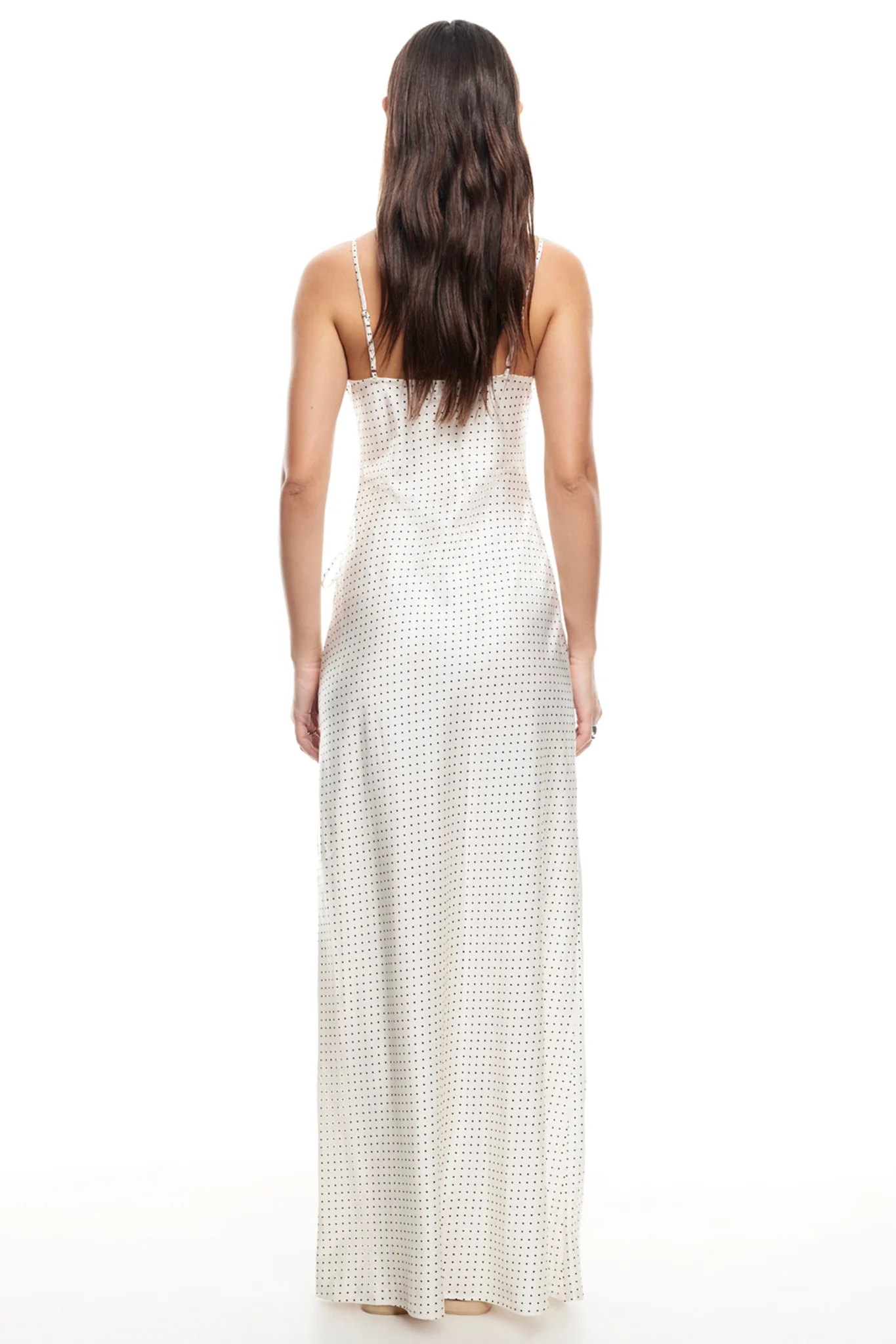 LIONESS About A Girl Maxi Dress Porcelain Polka - Image 6