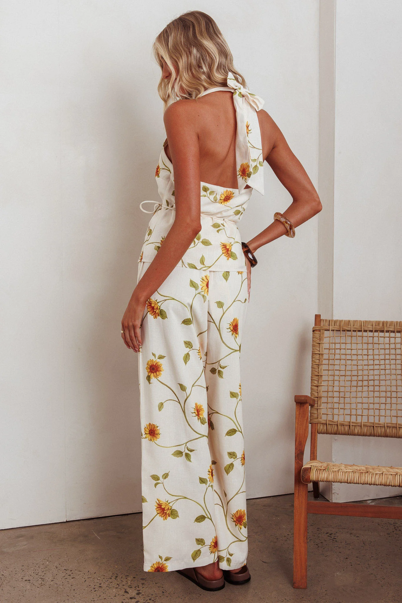 Sway Drawstring Pants Sunflower - Image 4