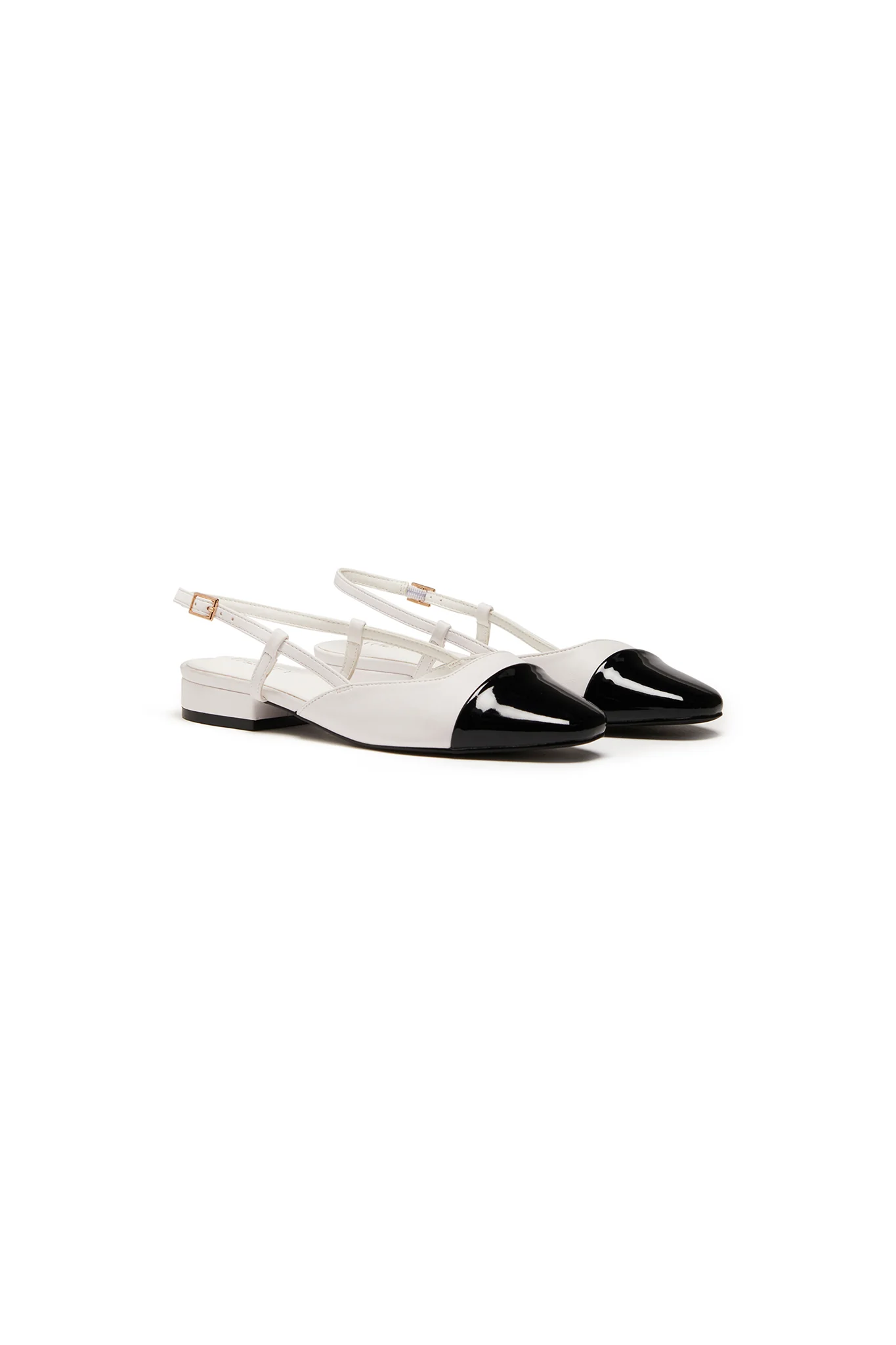 THERAPY Selene Point Heel White Black - Image 3